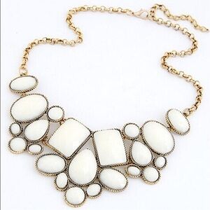 NEW!! Mint Enamel Statement Necklace